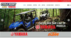 Desktop Screenshot of cyclesportyamaha.com